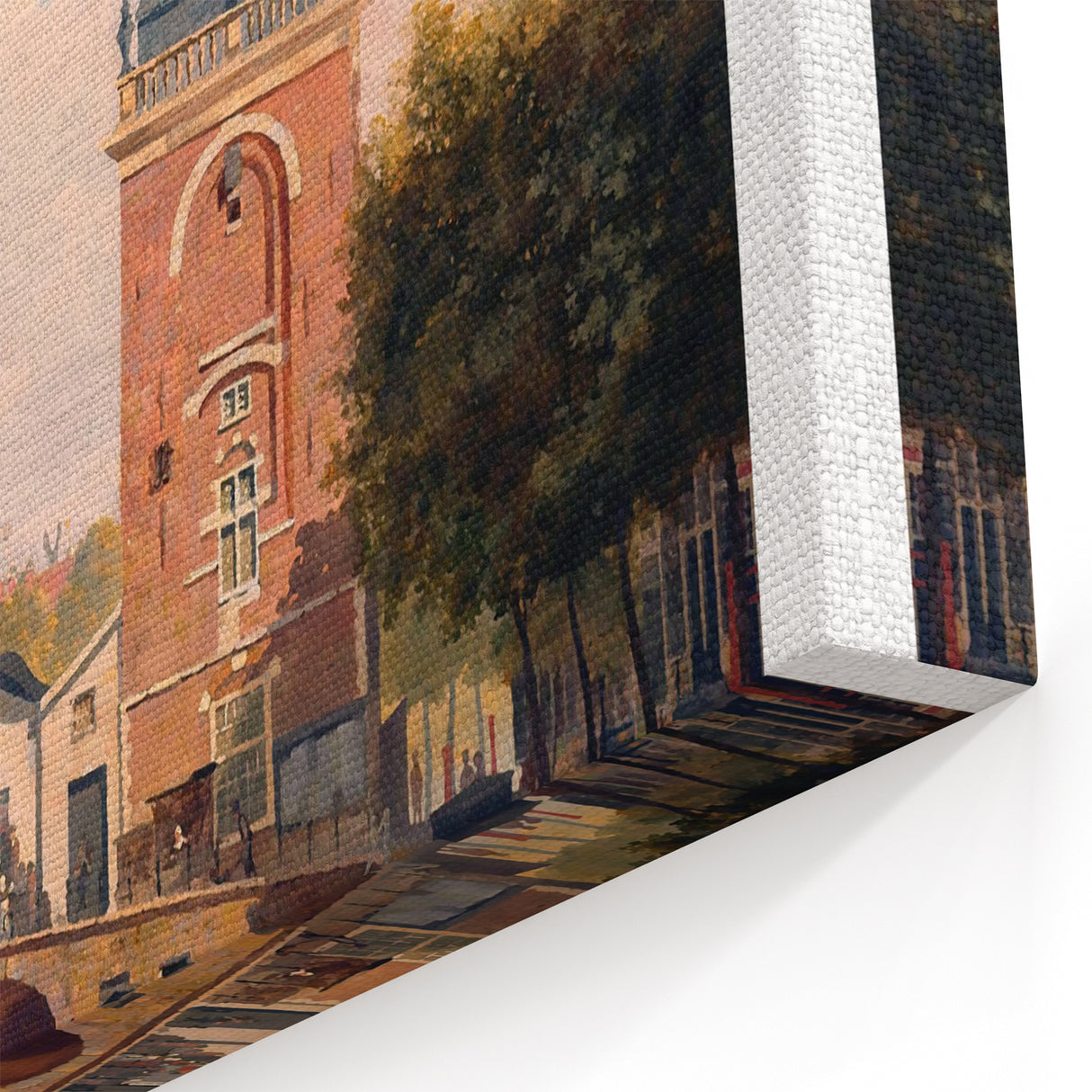 Amsterdam Retro Travel Poster | Vintage Canal View Print