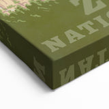 Vintage Zion National Park Poster | Explore Zion Cliffs & Trails