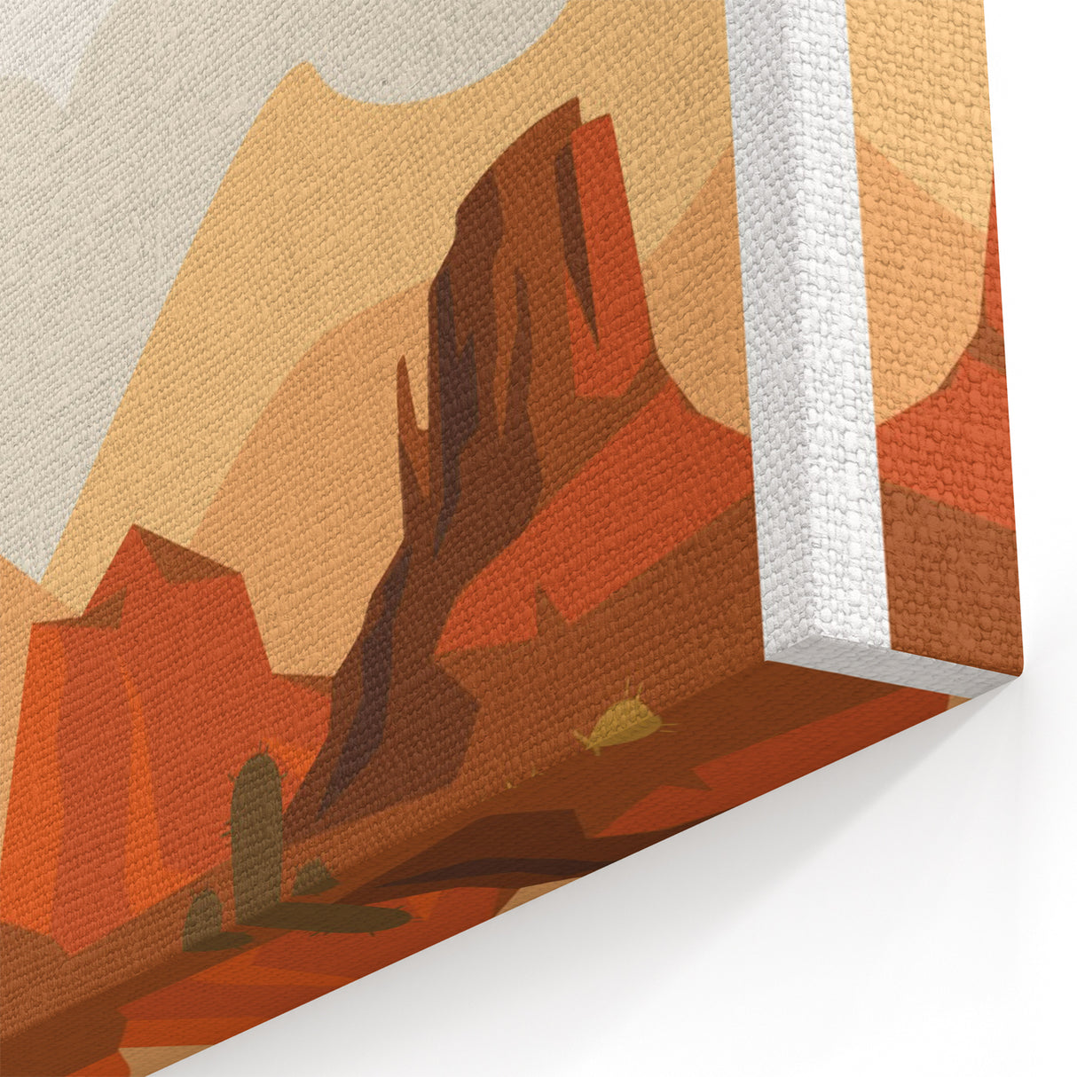 Arizona Retro Travel Poster | Grand Canyon Desert Road Print