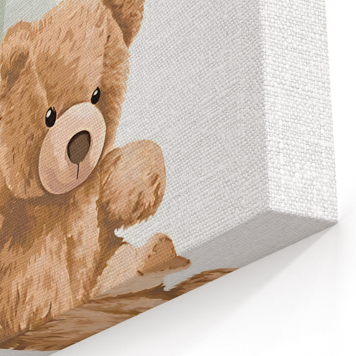 Teddy Bear Balloon Nursery Wall Art – Baby Room & Kids Decor