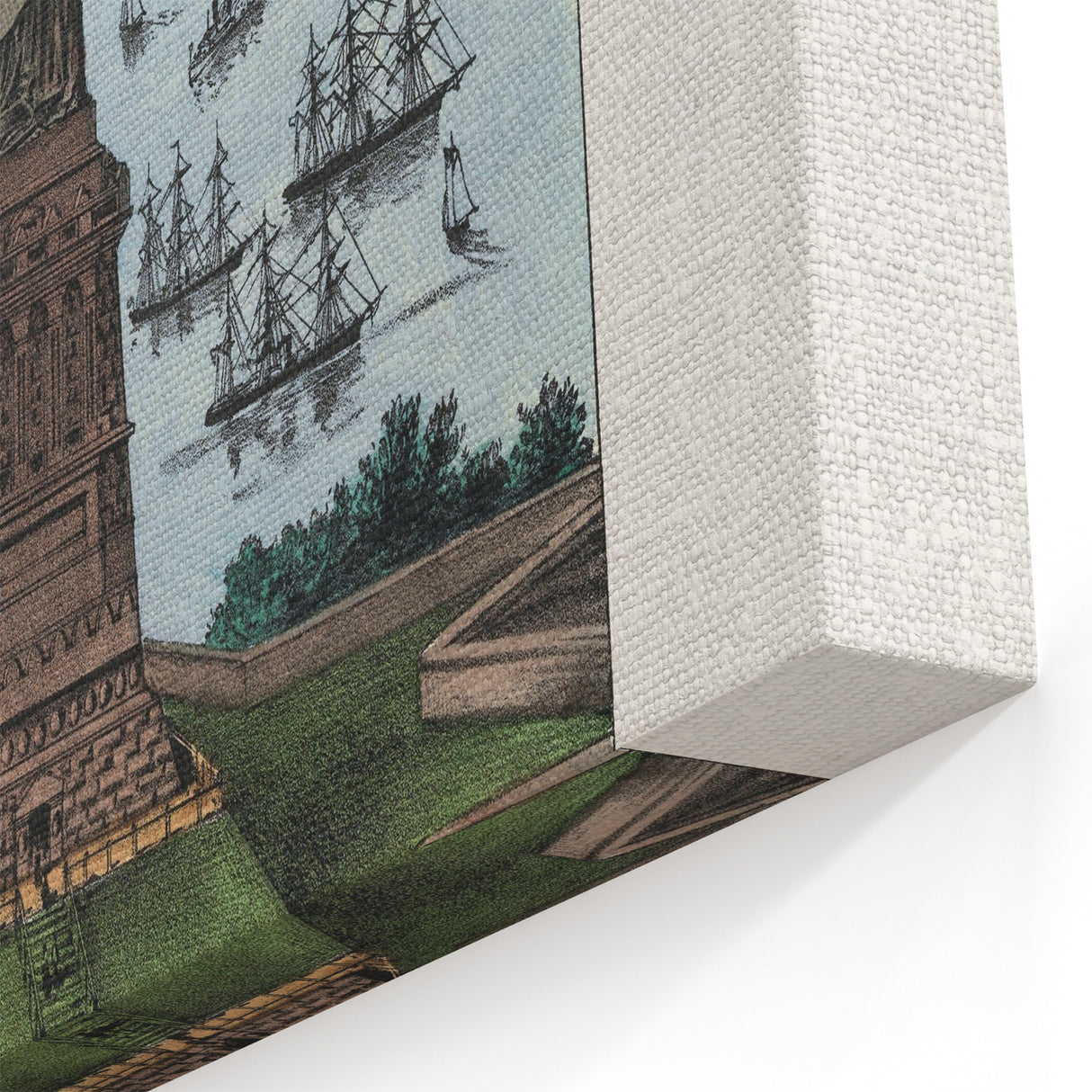 Statue of Liberty Vintage Travel Poster - Retro New York Landmark Art