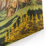 Yosemite Vintage Travel Poster - Retro United Airlines Art
