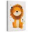 Playful Lion Nursery Canvas Prints - Children's Wall Art