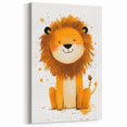 Playful Lion Nursery Canvas Prints - Children's Wall Art