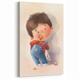 Charming Boy Nursery Canvas Prints - Framed Baby Room Art