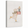 Ice Skating Bear Nursery Wall Art – Baby Room & Kids Decor Print