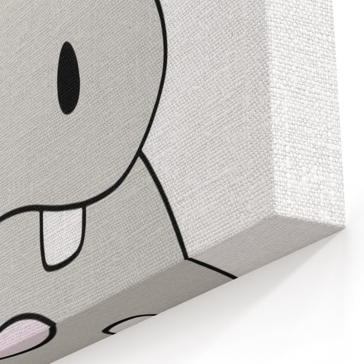Be Happy Hippo Nursery Wall Art – Baby Room & Kids Decor Print