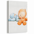 Sleeping Baby Nursery Wall Art - Framed Baby Room Print