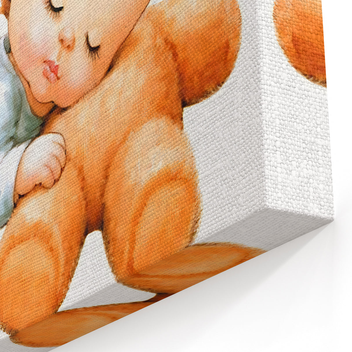 Sleeping Baby Nursery Wall Art - Framed Baby Room Print
