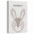 Minimalist Rabbit Nursery Wall Art – Baby Room & Kids Decor Print