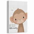 Playful Monkey Nursery Wall Art - Kids Room Decor Print