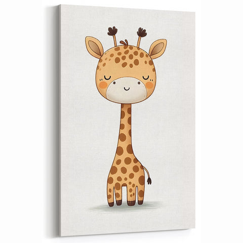 Cute Giraffe Nursery Wall Art – Baby Room & Kids Decor Print