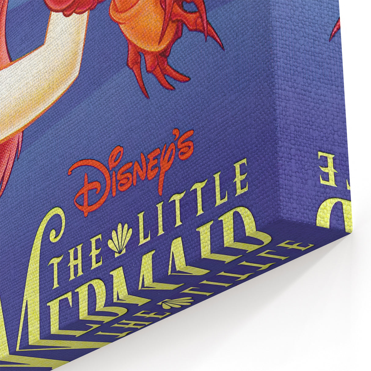 Retro The Little Mermaid Soundtrack Poster - Vintage Disney Art
