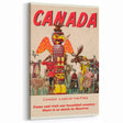 Retro Canada Travel Poster – Vintage Canadian Heritage Print
