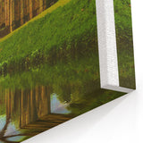 Retro Yorkshire Fountains Abbey Poster – Vintage Travel Print