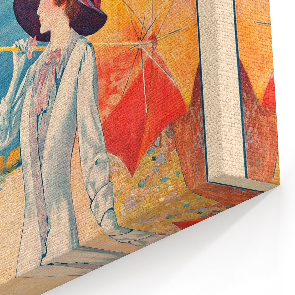 Retro Antibes Travel Poster – Vintage Cote d'Azur Art