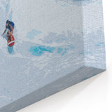 Retro Hawaii Surfer Poster – Vintage Surfing Paradise Art