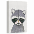 Cute Raccoon Nursery Wall Art – Baby Room & Kids Woodland Decor