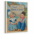 Retro Holland Travel Poster – Vintage Dutch Kids Art