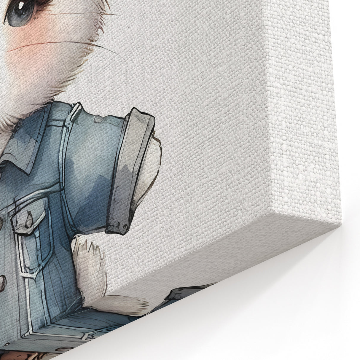 Stylish Bunny Nursery Wall Art – Baby Room & Kids Fashion Decor