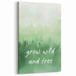 Grow Wild and Free Nursery Wall Art – Kids Room & Baby Decor