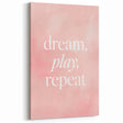 Dream Play Repeat Nursery Wall Art – Kids Room & Baby Decor