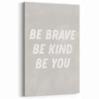 Framed Nursery Art – Be Brave Be Kind Kids Room Wall Print