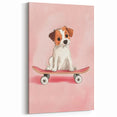 Framed Baby Art Prints – Puppy on Skateboard Nursery Wall Art