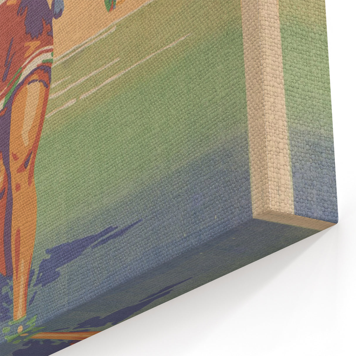 Vintage Indiana Dunes Beaches Poster | Retro South Shore Line Art