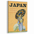 Vintage Japan Travel Poster | Warm Welcome Art Print of Geisha