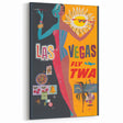 Retro Las Vegas Travel Poster – Vintage Prints & Mid-Century Art