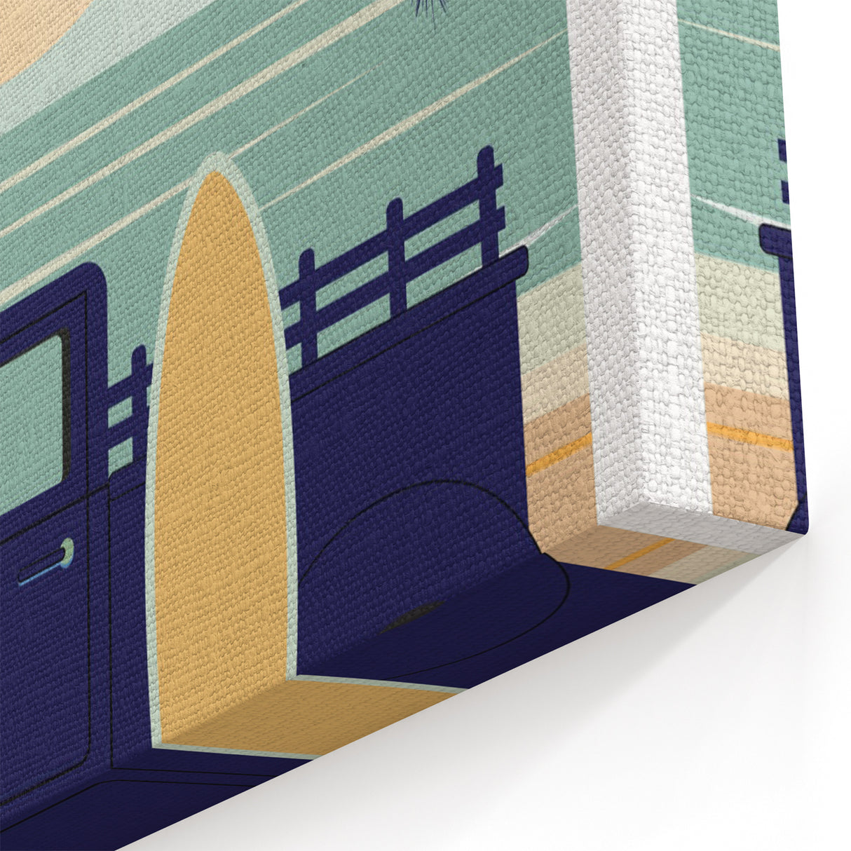 Retro Malibu Travel Poster – Vintage Prints & Classic Surf Art
