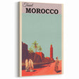 Retro Morocco Travel Poster – Vintage Prints & Timeless Desert Art
