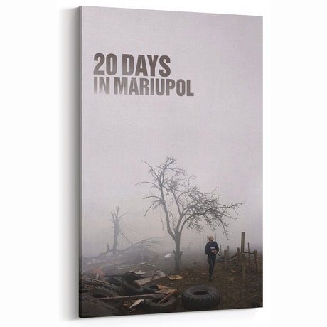 2020s Vintage Movie Poster – 20 Days in Mariupol Retro Art