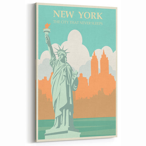 Retro New York City Poster – Vintage Prints & Timeless Skyline Art