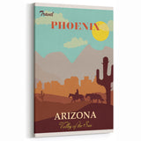 Vintage Phoenix Travel Poster - Arizona Retro Art Print