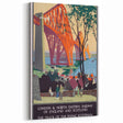 Vintage Scotland Travel Poster - Forth Bridge & Flying Scotsman