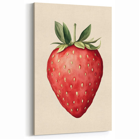 Strawberry Fruit Nursery Wall Art - Baby Room & Kids Room Decor