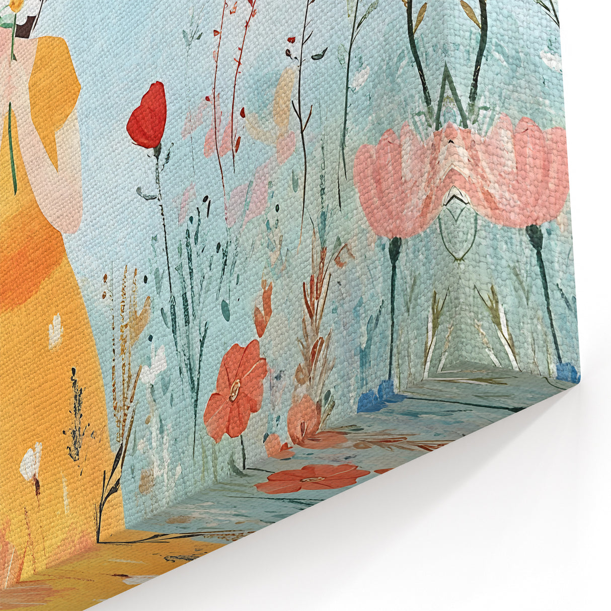 Floral Girl Nursery Wall Art - Baby Room & Kids Room Decor