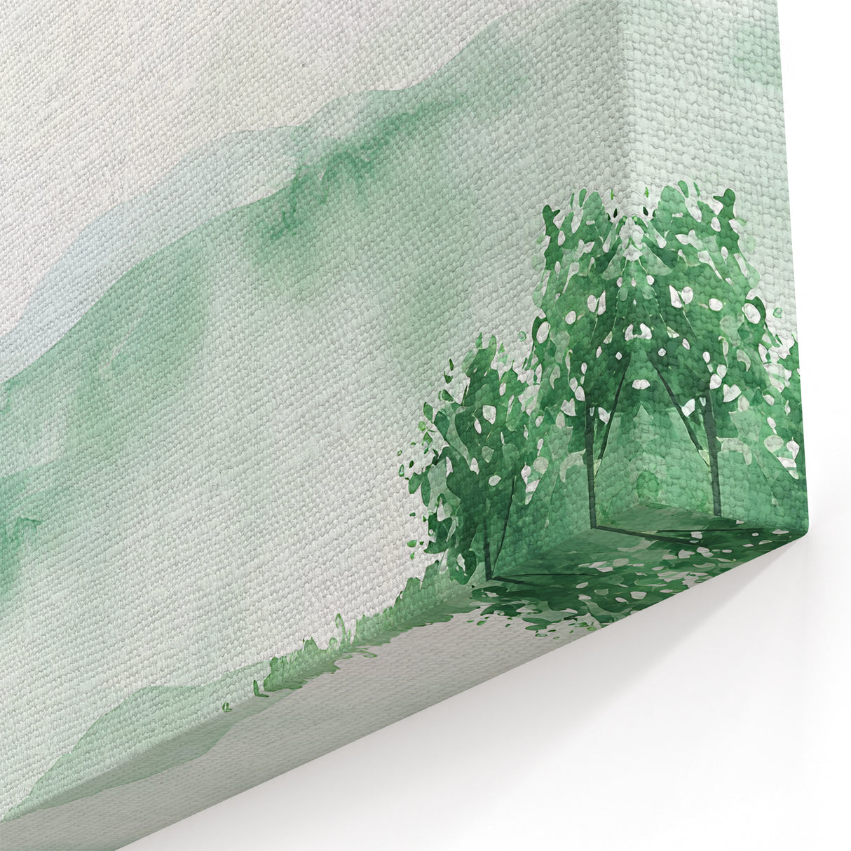 Misty Green Hills Nursery Wall Art - Baby Room & Kids Decor