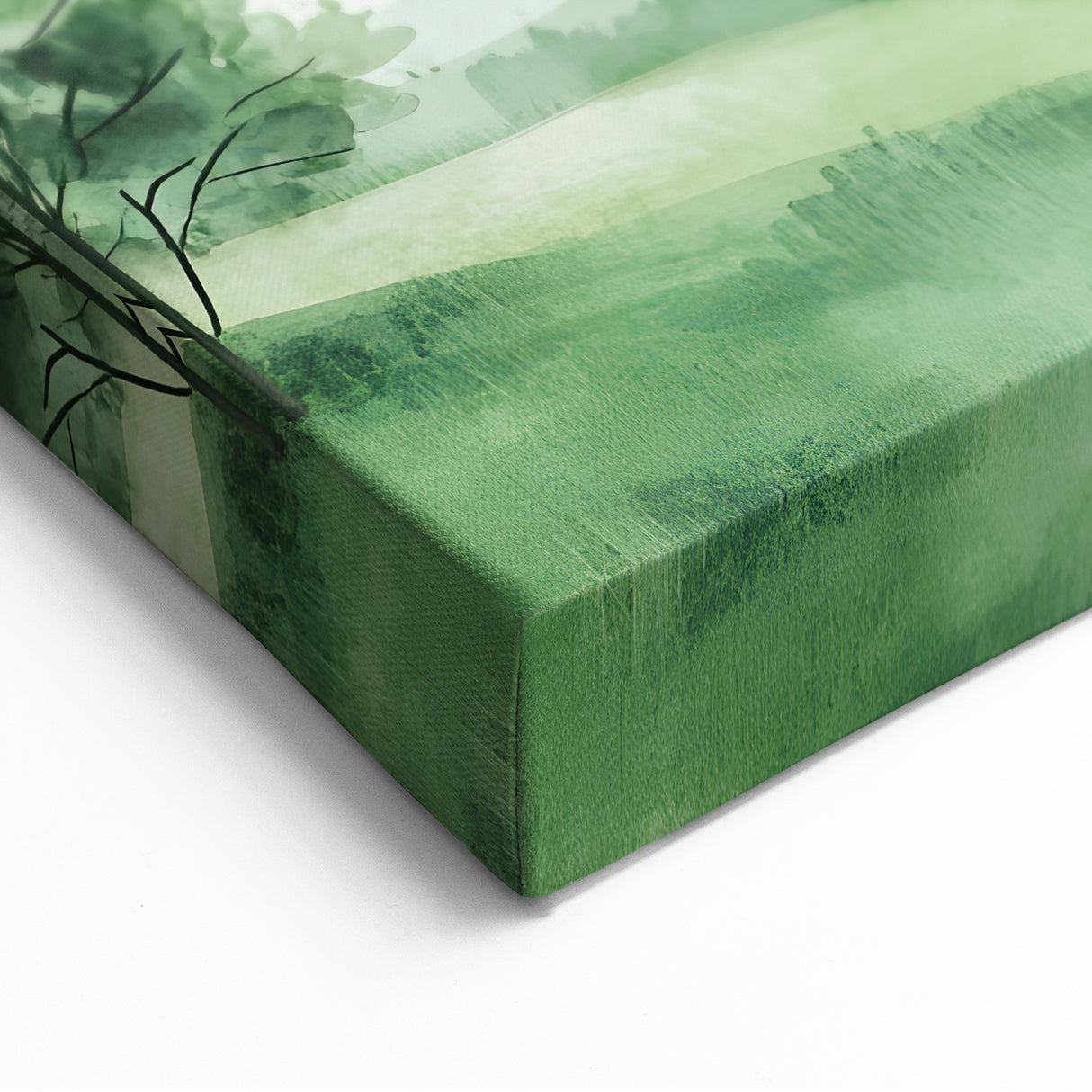 Misty Green Hills Nursery Wall Art - Baby Room & Kids Decor