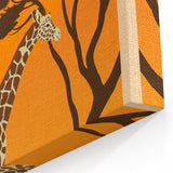 Retro Tanzania Travel Poster - Vintage Safari Wall Art