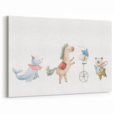 Whimsical Circus Nursery Wall Art - Kids Room Prints & Decor