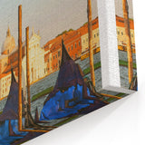 Retro Venice Gondola Poster – Vintage Italian Wall Art