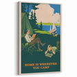 Retro Camping Poster – Vintage Outdoor Adventure Art