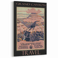 Retro Grand Canyon Poster – Vintage National Park Art