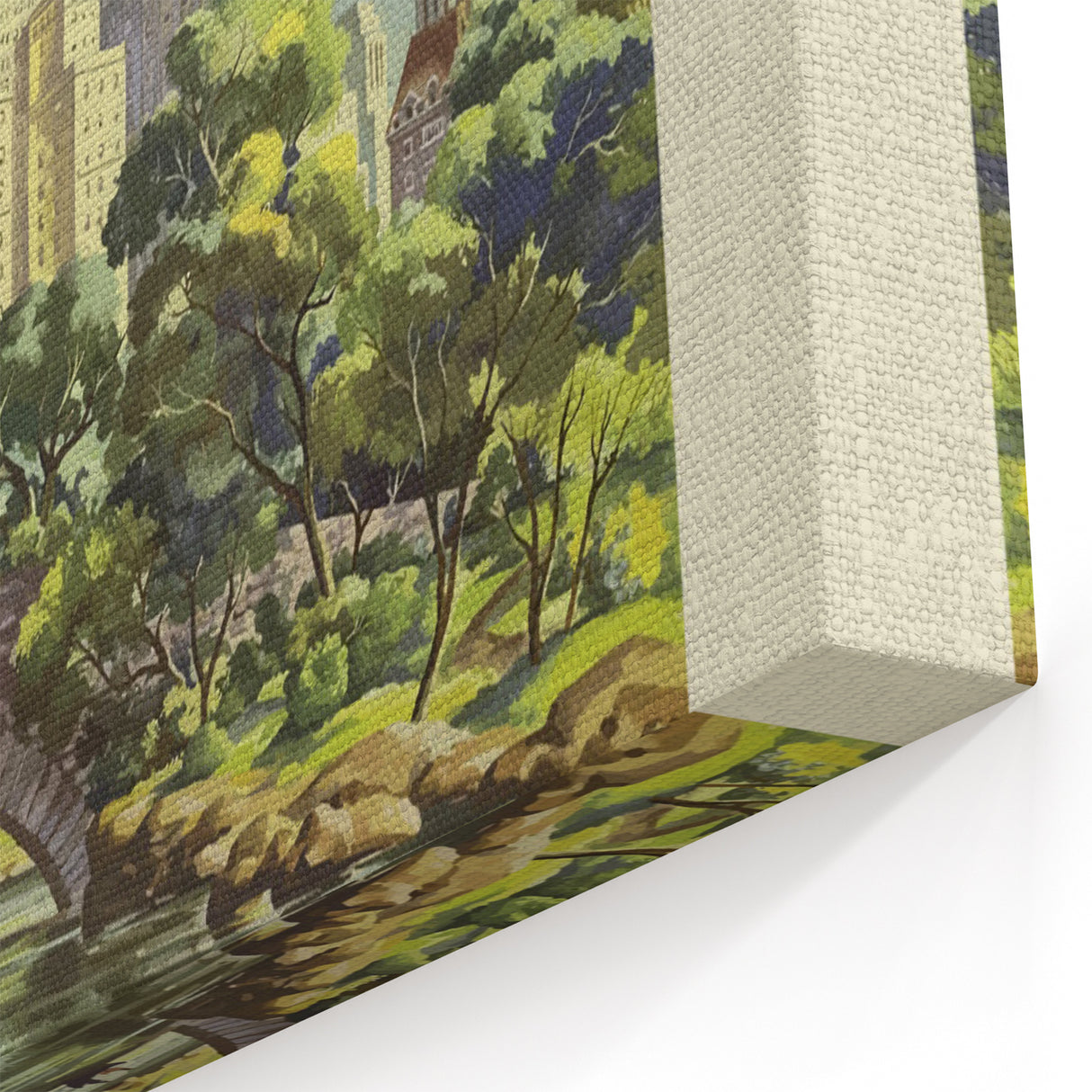 Retro New York Poster – Vintage Central Park Art Print
