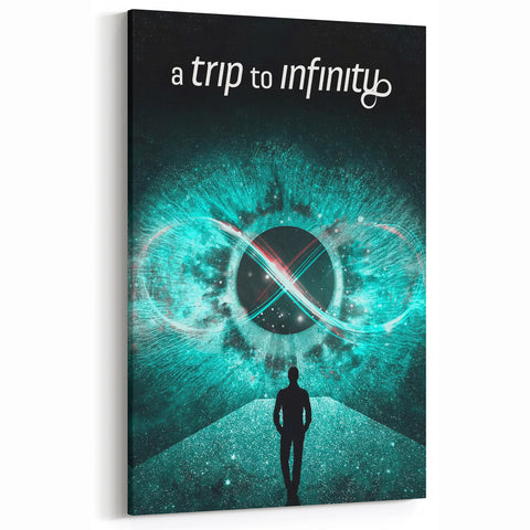 2020s Vintage Movie Poster - A Trip to Infinity Retro Film Art Print
