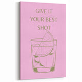 Minimalist Cocktail Quote Art - Bar Wall Art for Home & Kitchen