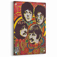 The Beatles Retro Poster Art – Psychedelic Music Wall Decor